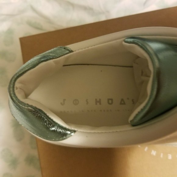 Joshua*s Women Gomma Leather Fox Fur Sneakers $607 - Picture 6 of 11